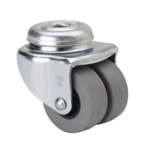Rueda goma giratoria  Alex diametro 40 mm. modelo 1-0021