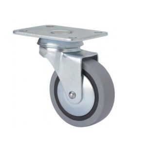 Rueda goma giratoria  Alex diametro 40 mm. modelo 1-0216