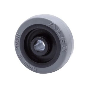 Rueda goma aro suelto  Alex diametro 30 mm. modelo 1-0324