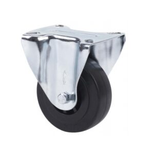 Rueda goma fija  Alex diametro 125 mm. modelo 2-0537