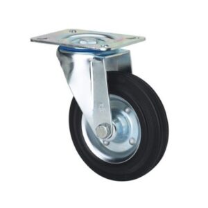 Rueda goma giratoria  Alex diametro 100 mm. modelo 2-0225