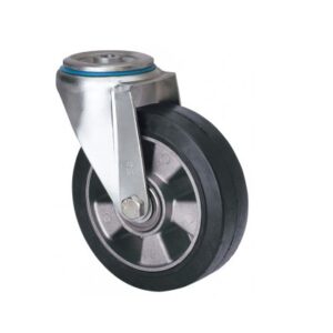 Rueda goma giratoria  Alex diametro 160 mm. modelo 2-1361