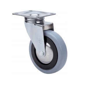 Rueda goma giratoria  Alex diametro 125 mm. modelo 2-1127