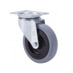 Rueda goma giratoria  Alex diametro 125 mm. modelo 2-2389