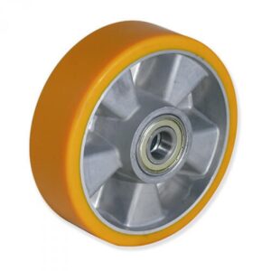 Rueda poliuretano Gayner diametro 160 mm. 160 APB5 codigo 16-40/4 - Imagen 1