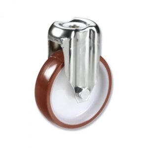 Rueda fija poliuretano Gayner diametro 100 mm. BITF3 100 NPL3 codigo 33-85/4