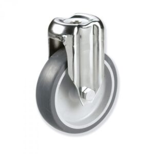 Rueda fija caucho Gayner diametro 125 mm. BITF3 125 PCL3 codigo 33-85/54
