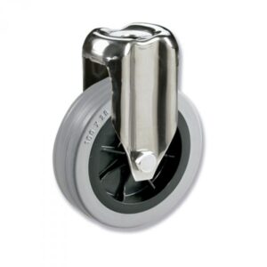 Rueda fija goma Gayner diametro 125 mm. BITF3 125 PGL3 codigo 33-85/6