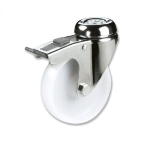 Rueda giratoria con freno nylon Gayner diametro 60 mm. BITG3 060 NYL3-FD codigo 33-84/02-FD