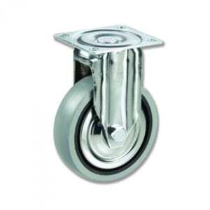 Rueda fija caucho Gayner diametro 80 mm. BPF3 080 PCL3 codigo 33-79/8