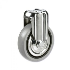 Rueda fija caucho Gayner diametro 125 mm. BTF3 125 PCL3 codigo 33-73/2