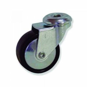 Rueda giratoria caucho Gayner diametro 50 mm. BTG1 050 PCL1 codigo 24-046