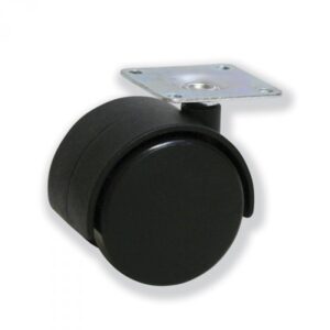 Rueda mobiliario pletina Gayner diametro 50 mm. DPG1 050 codigo 20-43