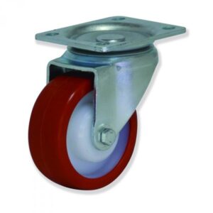 Rueda giratoria caucho Gayner diametro 200 mm. MIPG4 200 PCL4 codigo 34-102/760