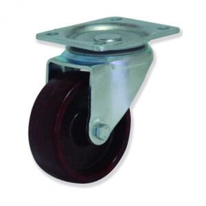 Rueda fija caucho Gayner diametro 125 mm. MPF4 125 PCAB4 codigo 34-095/06