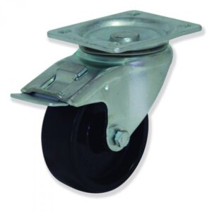 Rueda giratoria con freno freno Gayner diametro 200 mm. MTG4 200 NSL4-FD codigo 34-088/5-FD - Imagen 1