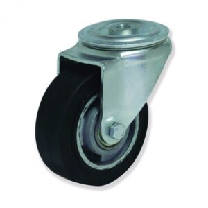 Rueda giratoria caucho Gayner diametro 100 mm. FTG4 100 ACB4 codigo 34-624/4