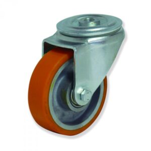 Rueda giratoria poliuretano Gayner diametro 100 mm. FTG4 100 APB4 codigo 34-638 - Imagen 1