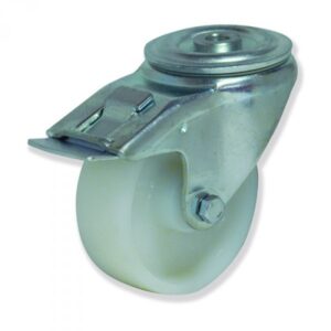 Rueda giratoria con freno nylon Gayner diametro 100 mm. FTG4 100 NYL4-FD codigo 34-630-FD - Imagen 1