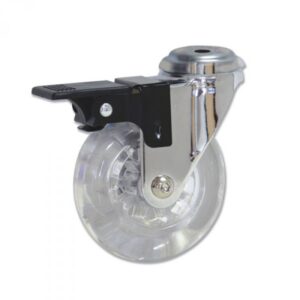Rueda giratoria plastico Gayner diametro 75 mm. GTG2 075 PUL2-FS codigo 28-042-FS