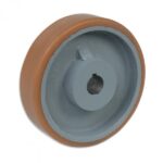 Rueda vulkollan Gayner diametro 125 mm. 125 HVH6/20 codigo 17-810