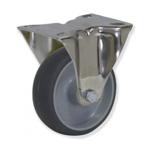 Rueda fija caucho Gayner diametro 80 mm. MIPF4 080 PCL4 codigo 34-103/02