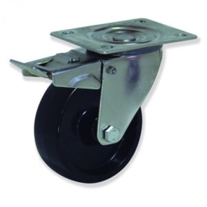 Rueda giratoria con freno termotex Gayner diametro 150 mm. MIPG4 150 TXS5-FD codigo 34-102/66-FD