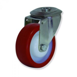 Rueda giratoria poliuretano Gayner diametro 125 mm. MITG4 125 NPL4 codigo 34-100/56