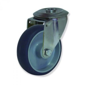 Rueda giratoria caucho Gayner diametro 80 mm. MITG4 080 PCL4 codigo 34-100/01 - Imagen 1