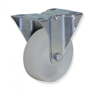 Rueda fija nylon Gayner diametro 80 mm. MPF4 080 NYR4 codigo 34-091/42