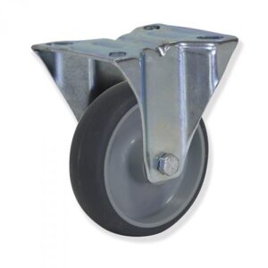 Rueda fija caucho Gayner diametro 160 mm. MPF4 160 PCL4 codigo 34-097/50 - Imagen 1