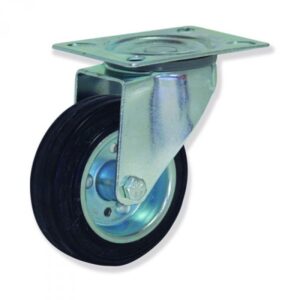 Rueda giratoria goma Gayner diametro 100 mm. MPG4 100 EGR4 codigo 34-092/2 - Imagen 1
