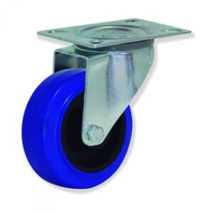 Rueda giratoria caucho Gayner diametro 80 mm. MPG4 080 NCR4 codigo 34-090/31