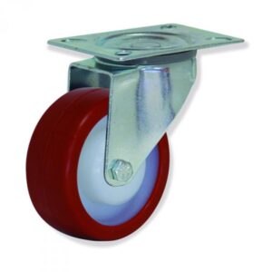 Rueda giratoria poliuretan Gayner diametro 125 mm. MPG4 125 NPR4 codigo 34-094/7