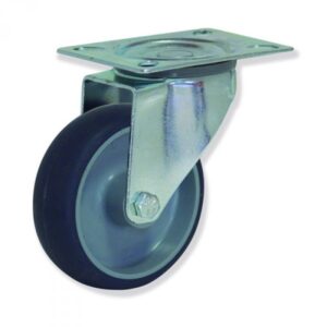 Rueda giratoria caucho Gayner diametro 100 mm. MPG4 100 PCL4 codigo 34-092/01 - Imagen 1