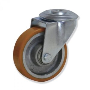 Rueda giratoria poliuretano Gayner diametro 125 mm. MTG4 125 APB4 codigo 34-084/76