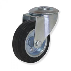 Rueda giratoria goma Gayner diametro 100 mm. MTG4 100 EGR4 codigo 34-082/18