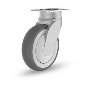 Rueda giratoria caucho Gayner diametro 125 mm. SNPG3 125 PSB3 codigo 33-988/4