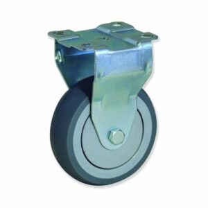 Rueda fija caucho Gayner diametro 80 mm. SPF3 080 PSB3 codigo 33-969/4 - Imagen 1
