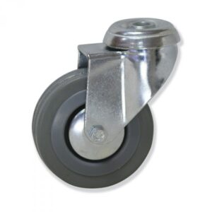 Rueda giratoria goma Gayner diametro 75 mm. STG2 075 PGL2 codigo 28-111/6 - Imagen 1