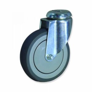 Rueda giratoria caucho Gayner diametro 125 mm. STG3 125 PSB3 codigo 33-966