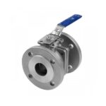 Valvula de esfera 2 piezas paso total a/inox. A-316 con bridas DN-20 PN-16