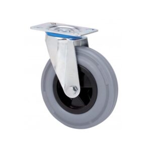 Rueda goma giratoria  Alex diametro 200 mm. modelo 2-3551