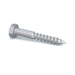 Tirafondo acero zincado DIN-571 M-8x100 mm. - Imagen 1