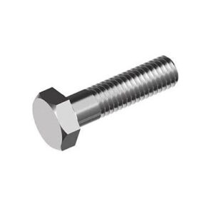 Tornillo acero zincado DIN-931 M-5x60 mm.