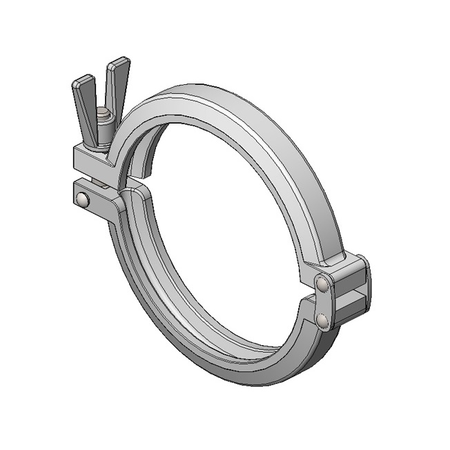 Abrazadera clamp DIN32676 2"DN50 Corefluid