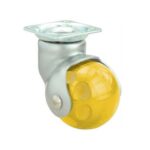 Rueda PVC giratoria  Alex diametro 50 mm. modelo 1-0583