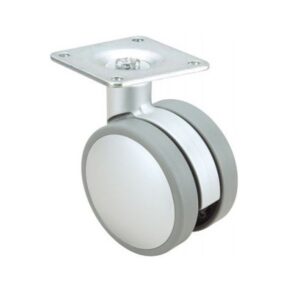 Rueda PVC giratoria  Alex diametro 75 mm. modelo 1-0616