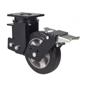 Rueda goma giratoria con freno Alex diametro 200 mm. modelo 2-3965