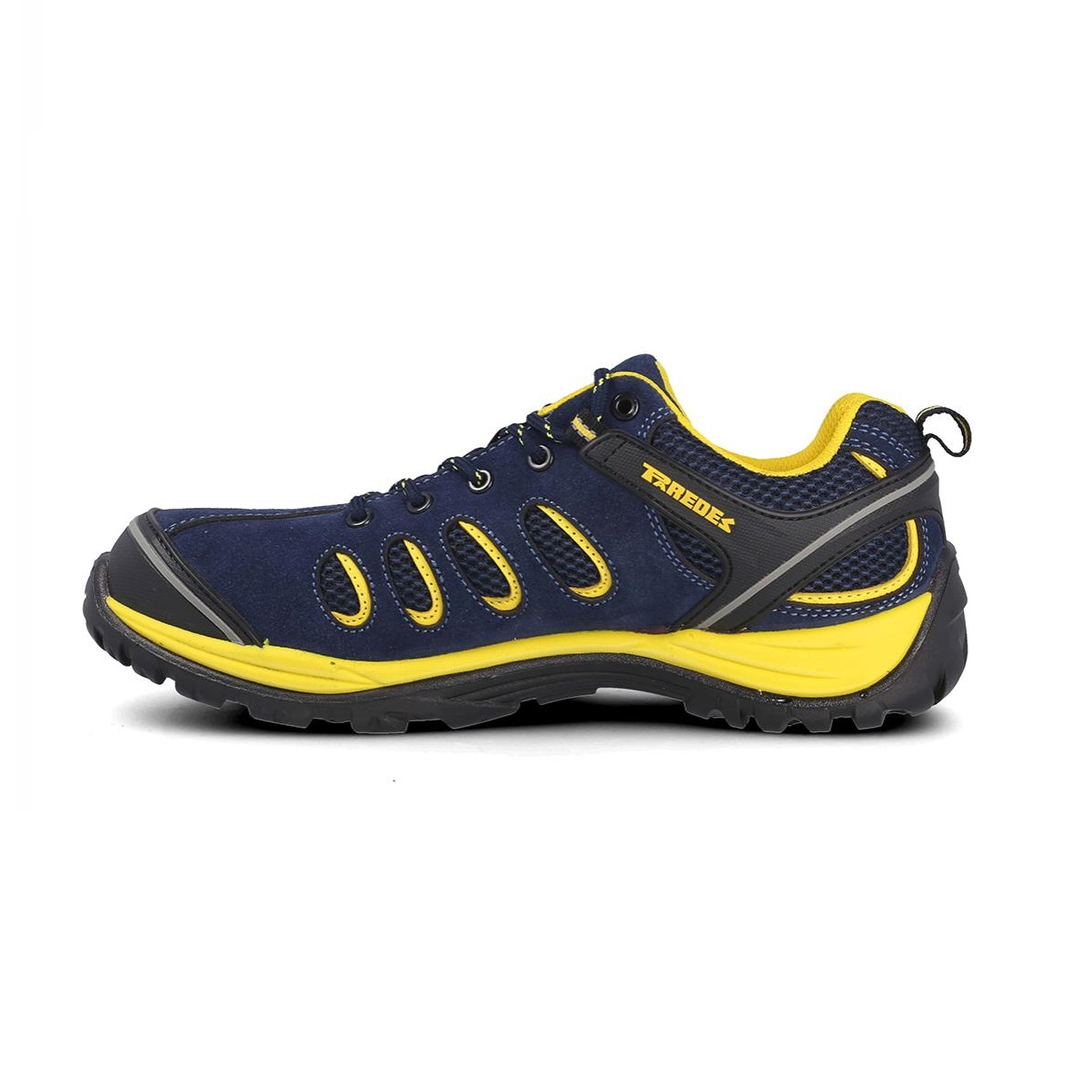 Zapato de S1 Paredes Radio azul marino y amarillo talla 42 - Corefluid